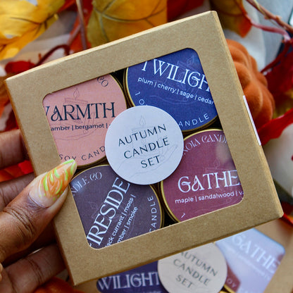 Candle Discovery & Gift Set | Autumn Wellness
